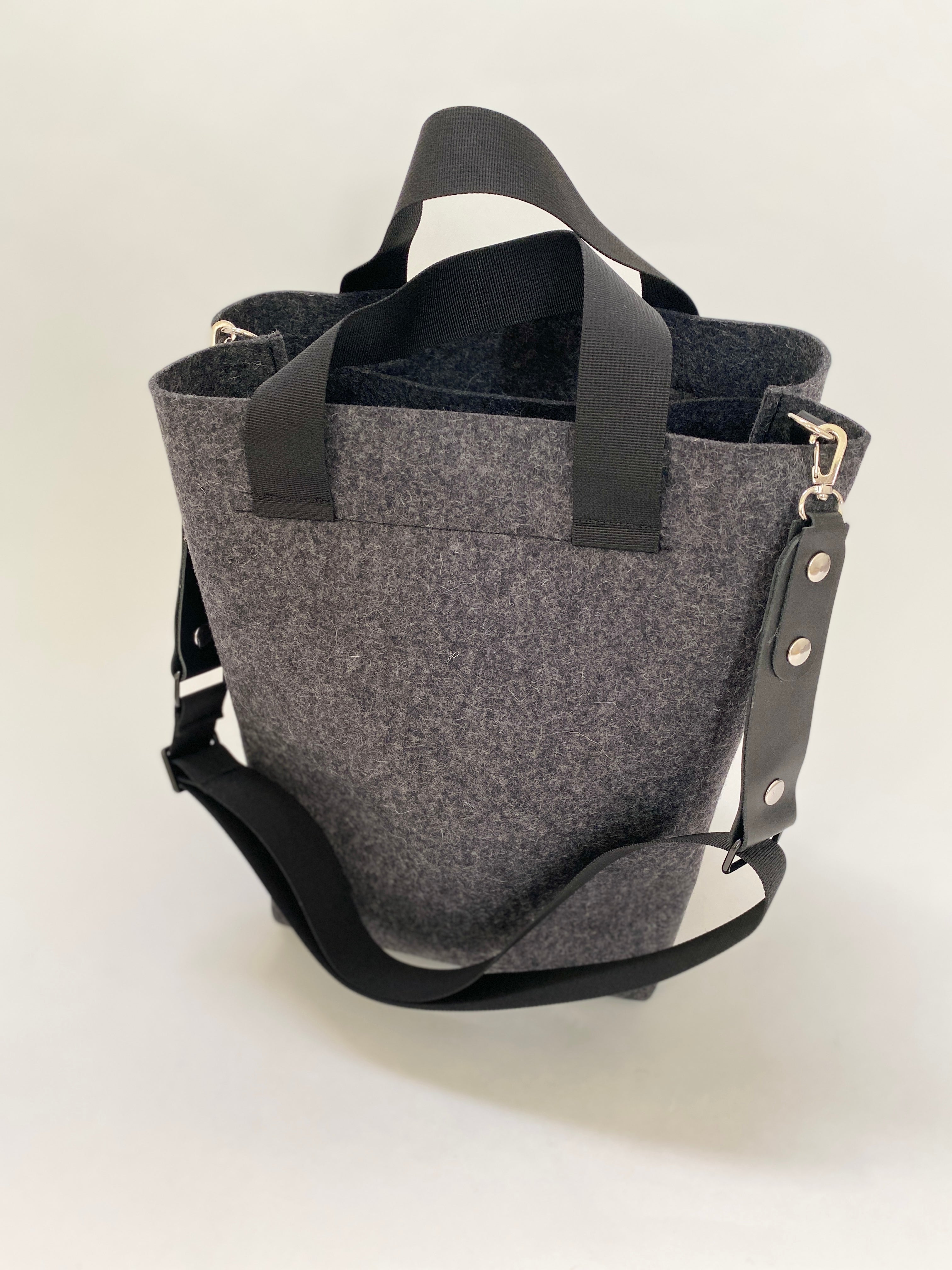 Designer Pure Cotton Beach Bag - Grey - Aman Essentials